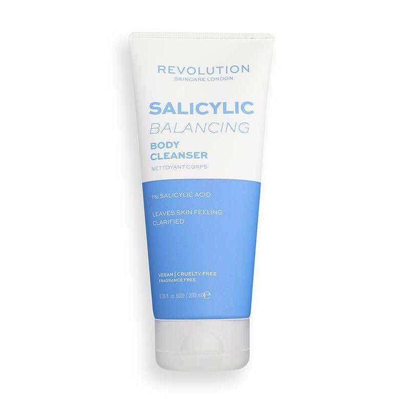 Revolution Skincare 1% Salicylic Acid BHA Balancing Душ крем за тяло със салицилова киселина x200 мл