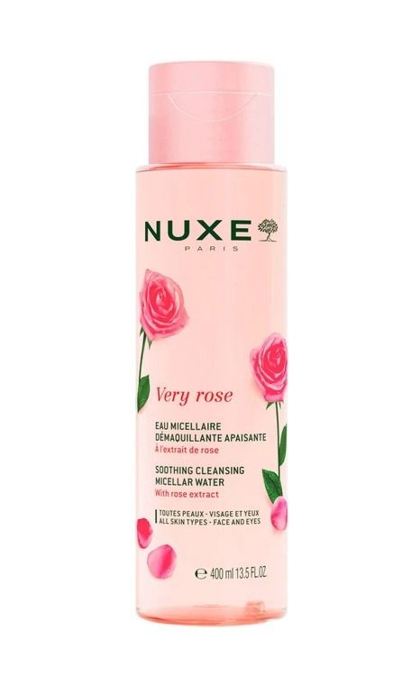 Nuxe Very Rose Успокояваща мицеларна вода за лице и очи х400 мл
