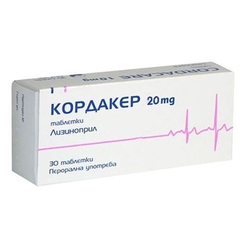 Кордакер, 20 мг x30 таблетки