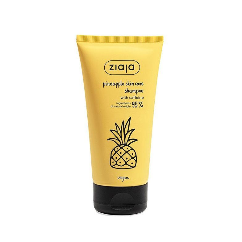 Ziaja Pineapple Skin Care Шампоан за всеки тип коса с ананас и кофеин x160 мл
