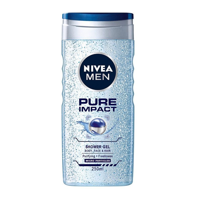 Nivea Men Pure Impact Душ-гел за тяло, лице и коса х250 мл