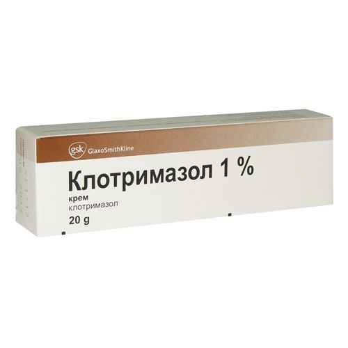Клотримазол 1% крем х20 г