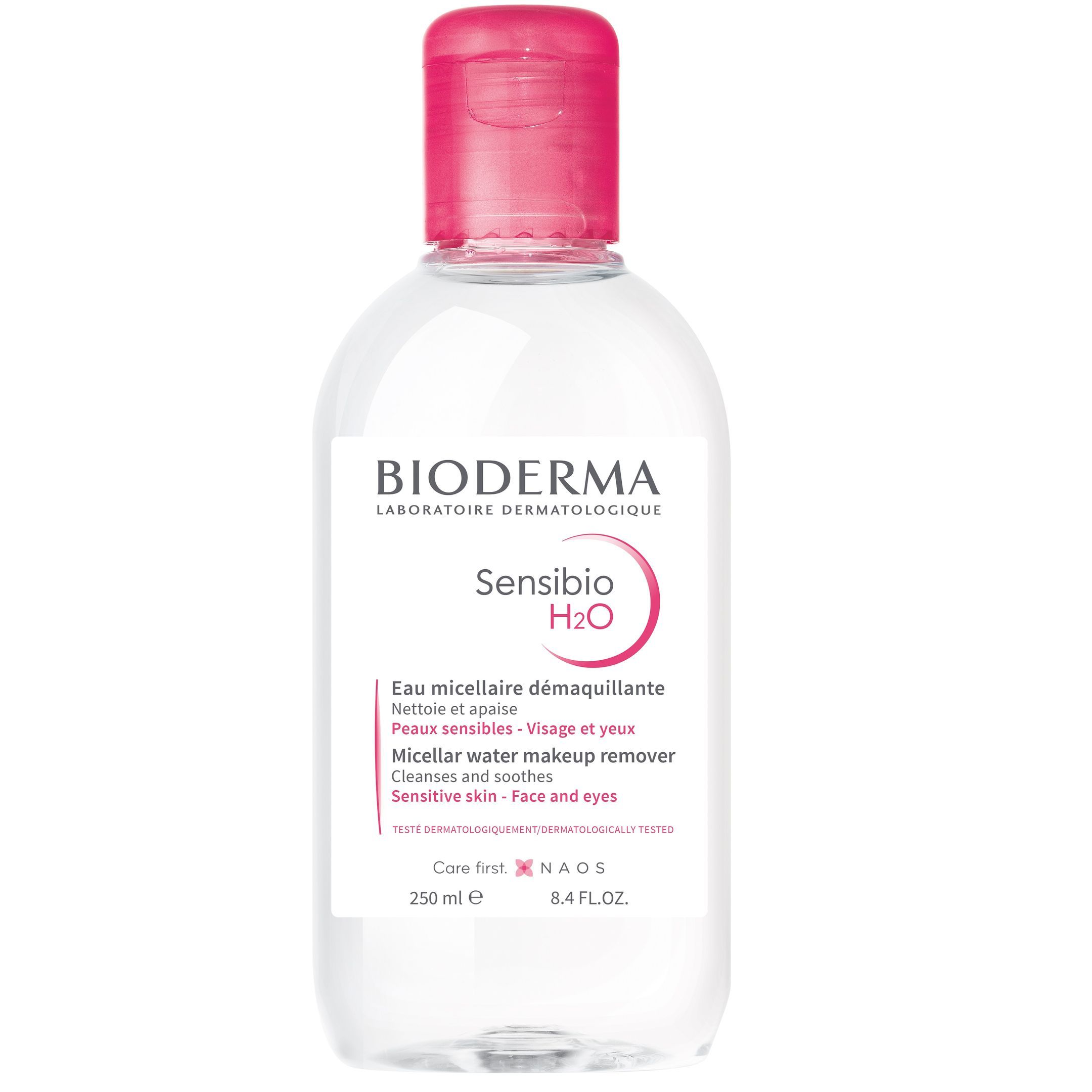 Bioderma Sensibio H2O Почистваща мицеларна вода за лице за чувствителна кожа x250 мл