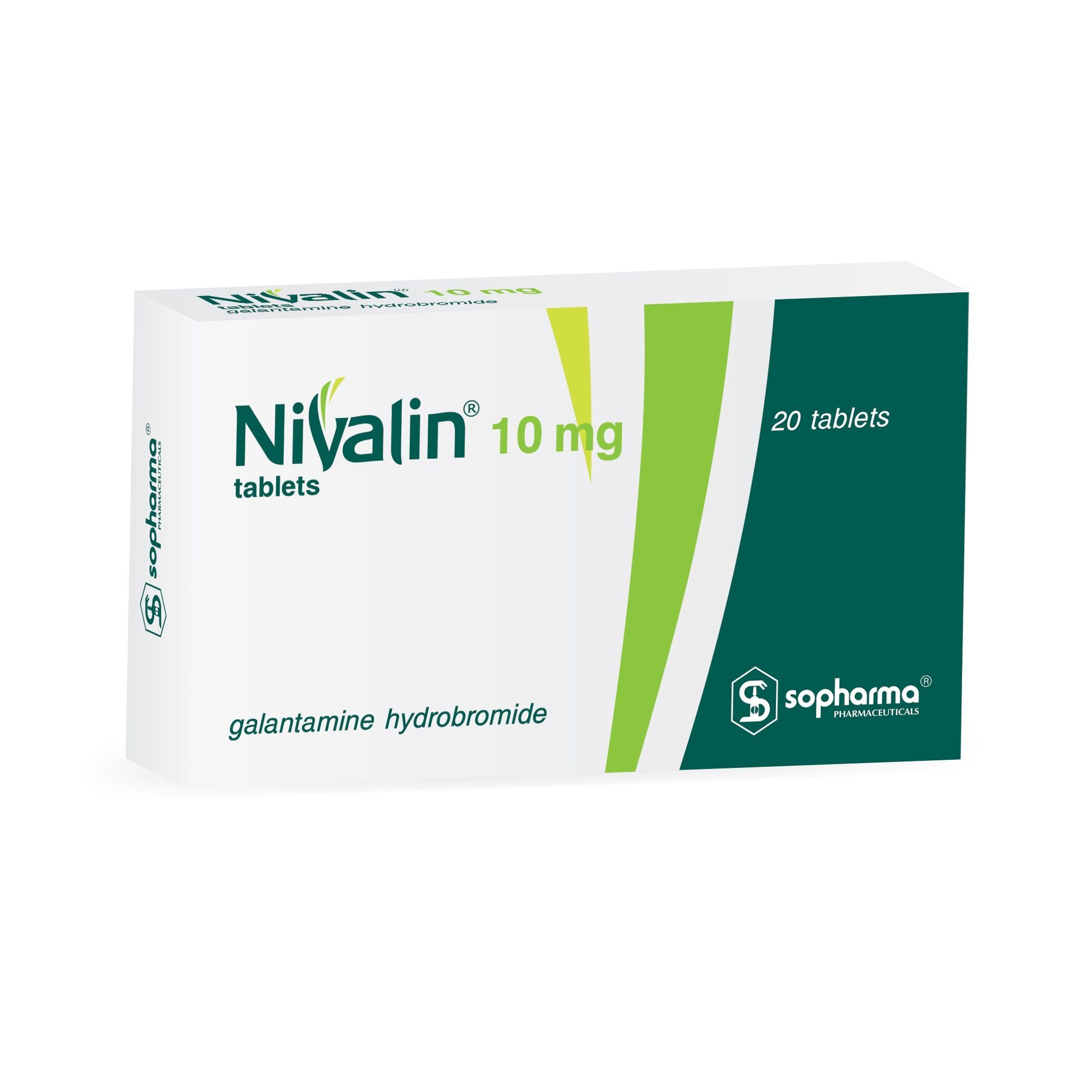Нивалин 10 mg х20 таблетки
