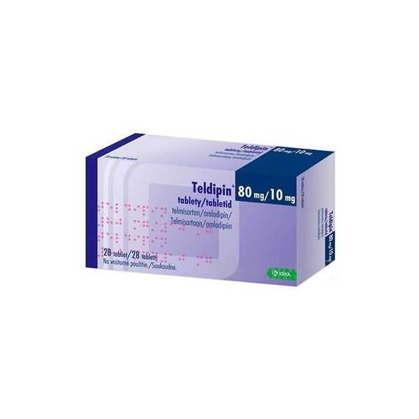 Телдипин 80 мг / 10 мг х28 таблетки KRKA