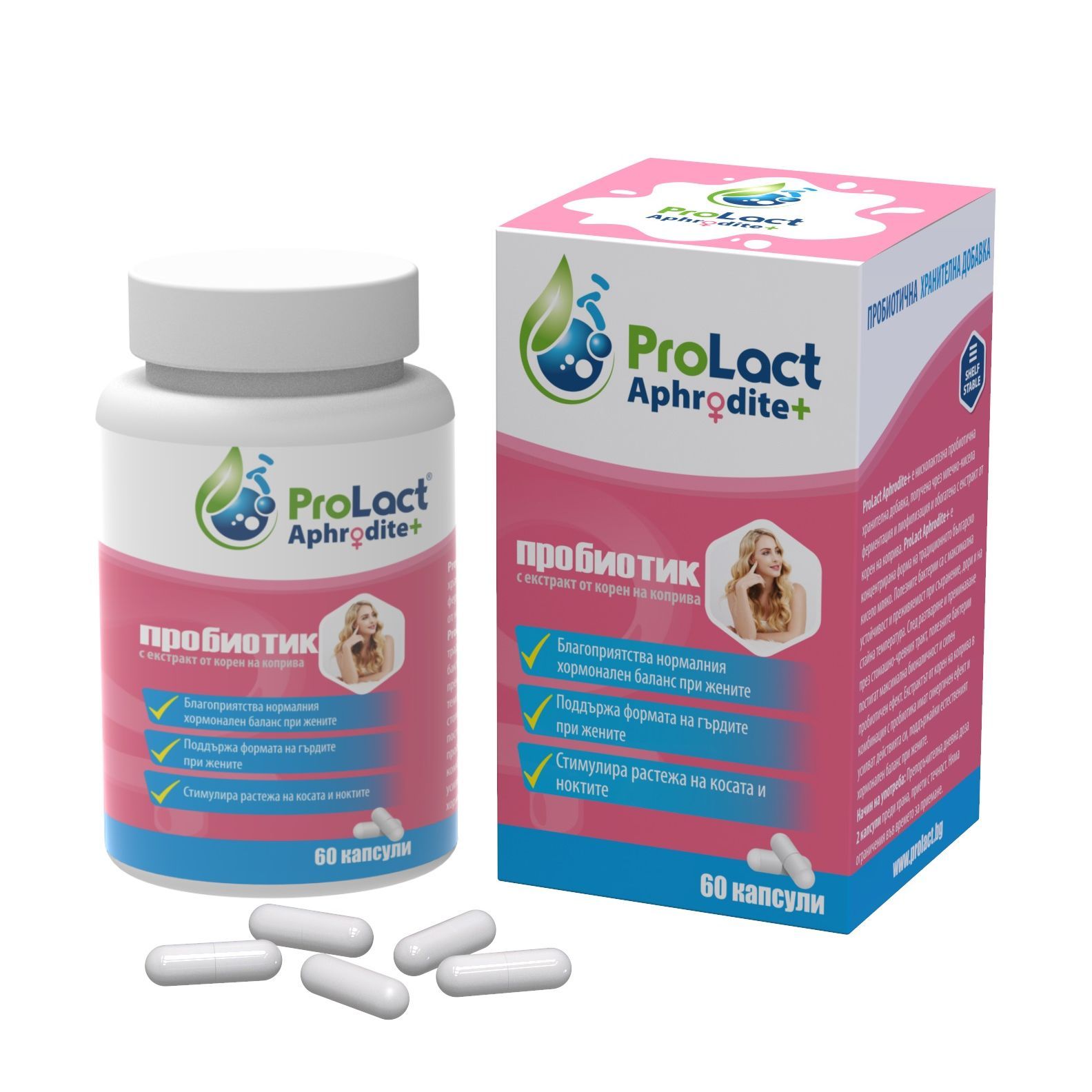 Aphrodite+ Пробиотик за жени х60 капсули ProLact