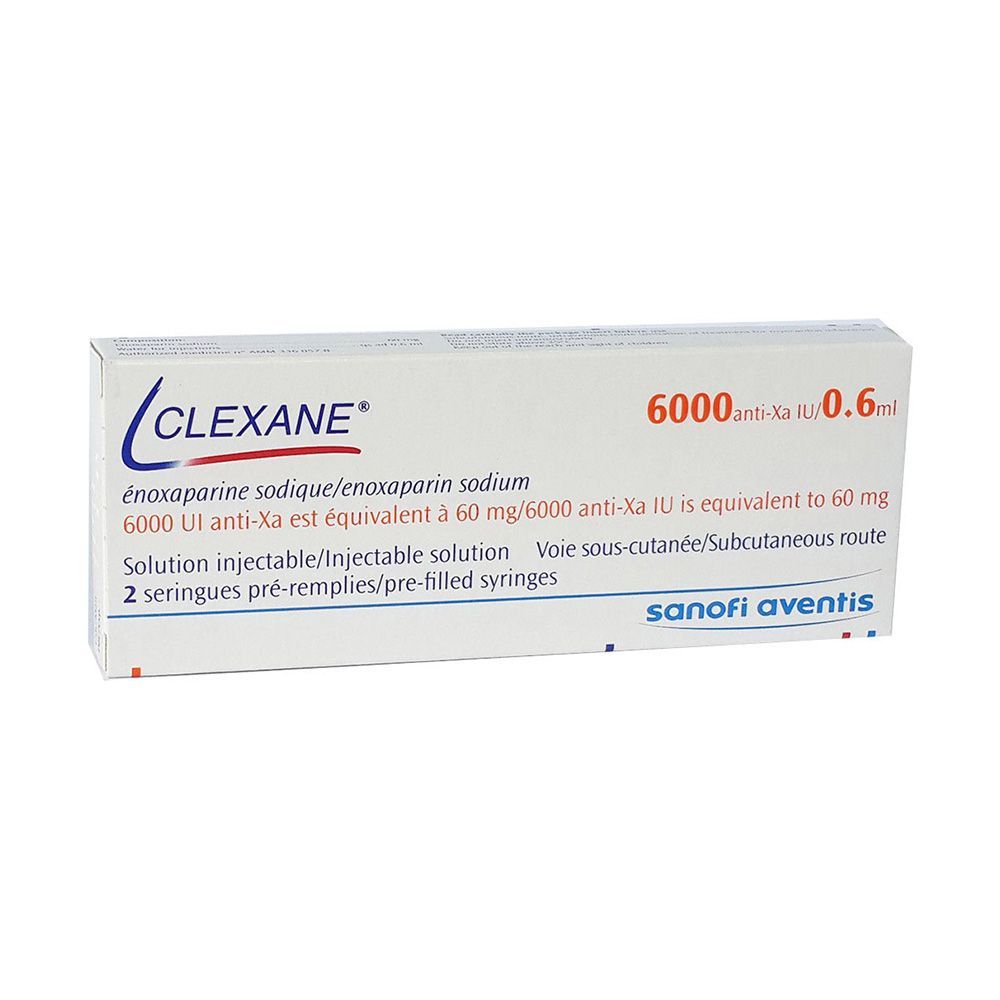 Клексан 60 mg/0,6 ml инжекционен разтвор х6 бр Sanofi