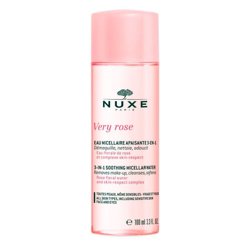 Nuxe Very Rose Успокояваща мицеларна вода 3в1 за лице x100 мл