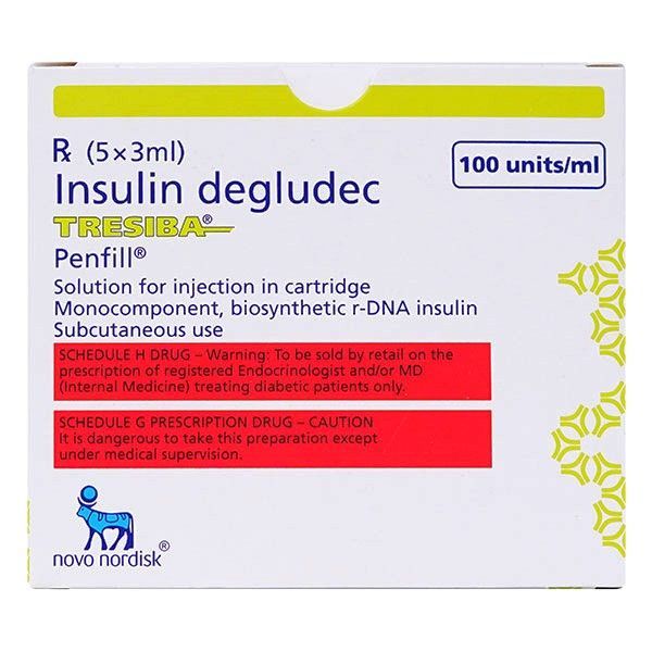 Тресиба 100 IU/ml инжекционен разтвор 3мл PENFILL х5 броя Novo Nordisk