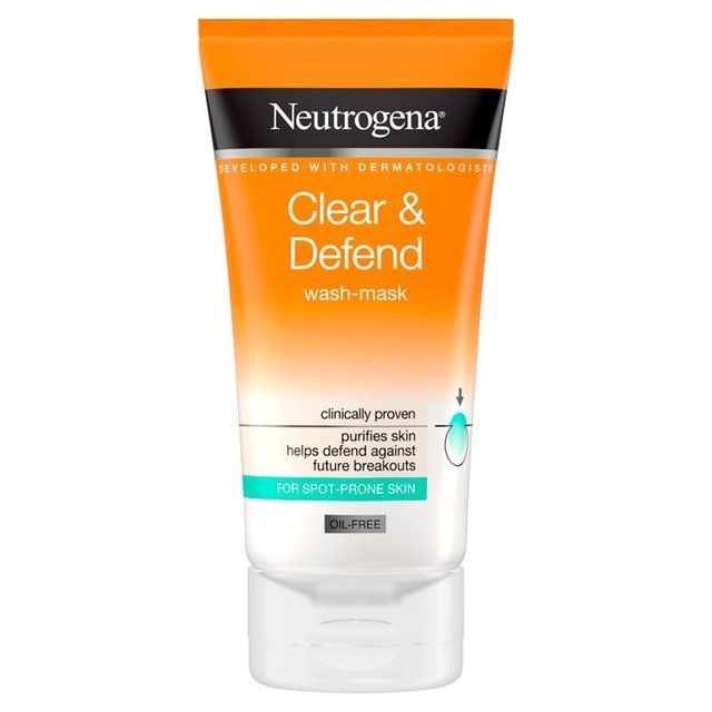 Neutrogena Clear & Defend Измиваща маска за лице със салицилова киселина х150 мл