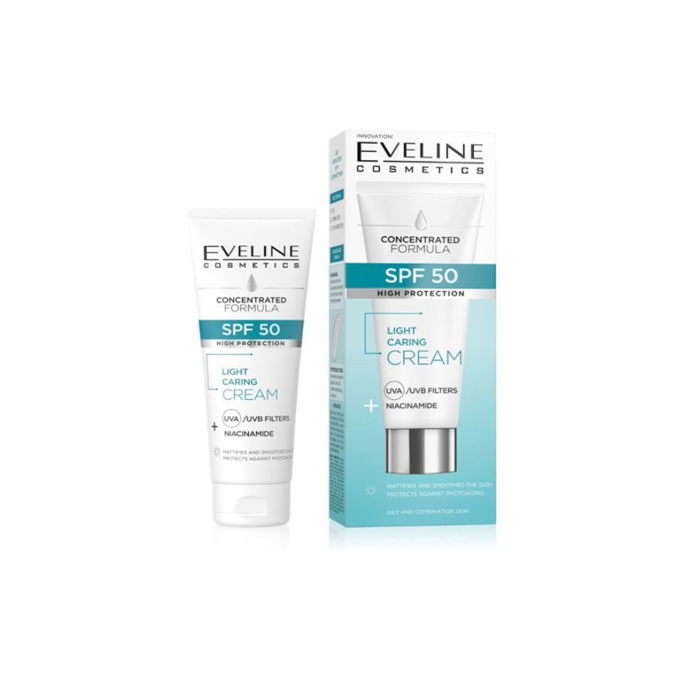 Eveline Niacinamide Подмладяващ крем за лице с ниацинамид SPF50 x30 мл