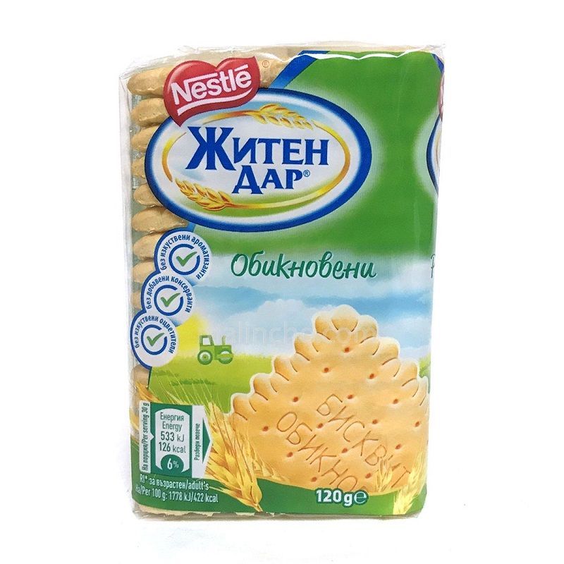 Nestle Бисквити Житен Дар x120 грама