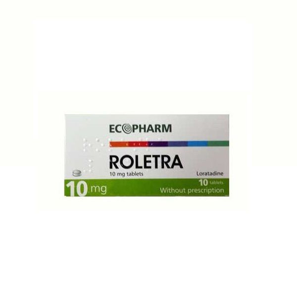 Ролетра при алергии 10 мг х10 таблетки Ecopharm