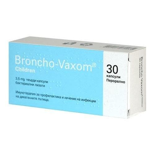Бронхо — Ваксом за деца 3,5 mg х30 твърда капсули Om Pharma