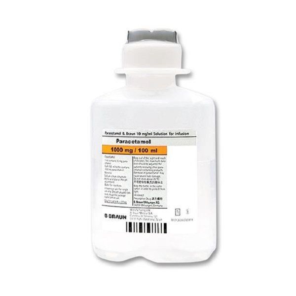Парацетамол Б. Браун 10 mg/ml инфузионен разтвор х10 флакона B.Braun