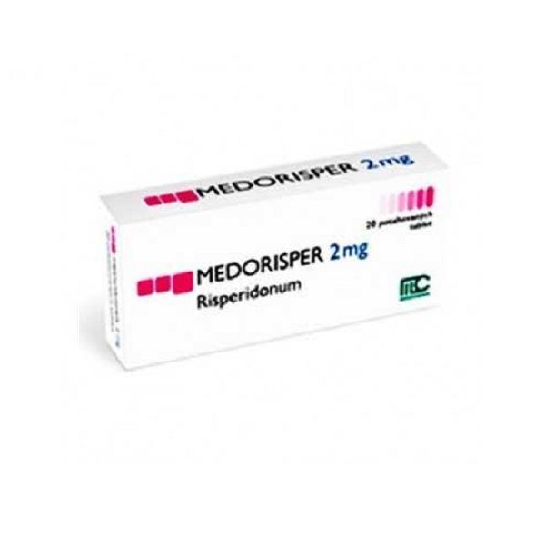 Медориспер 2 mg х20 филмирани таблетки
