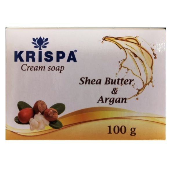 Krispa Крем сапун с масло от ший и арган х100 грама