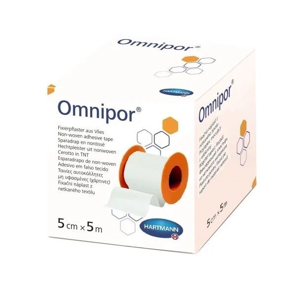 Hartmann Omnipor Хартиена фиксираща лента 5см x 5м