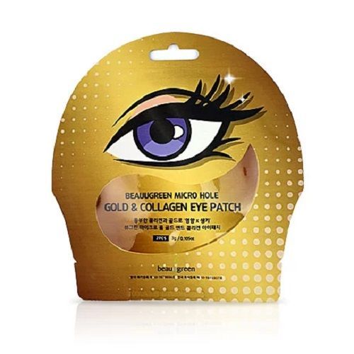 BeauuGreen Micro Hole Gold&Collagen Пачове за очи х1 брой