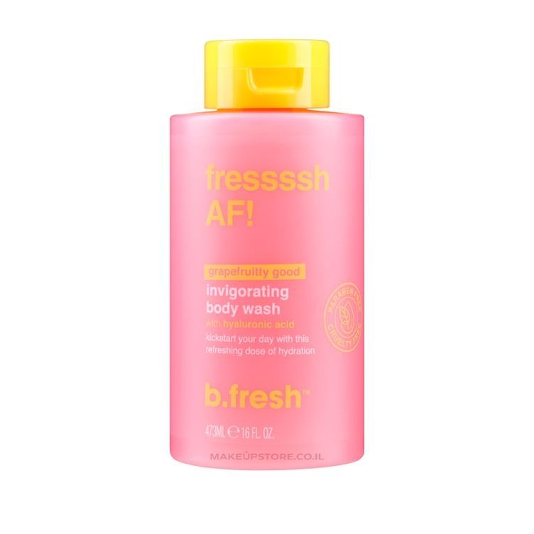 B.Fresh Fresssh AF! Ободряващ душ гел за тяло с хиалуронова киселина x473 мл