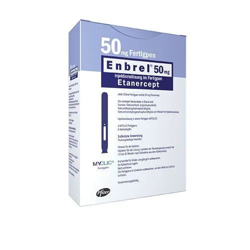 Енбрел 50 mg инжекционен разтвор в предварително напълнена спринцовка х4 бр
