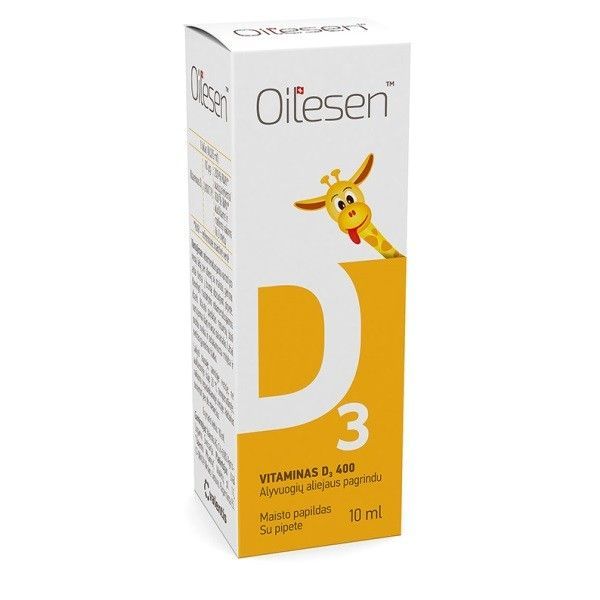 Oilesen Витамин D3 400IU х10 мл Valentis