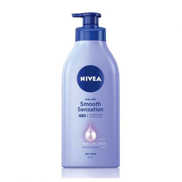 Nivea Smooth Sensation Подхранващо мляко за тяло за суха кожа x625 мл