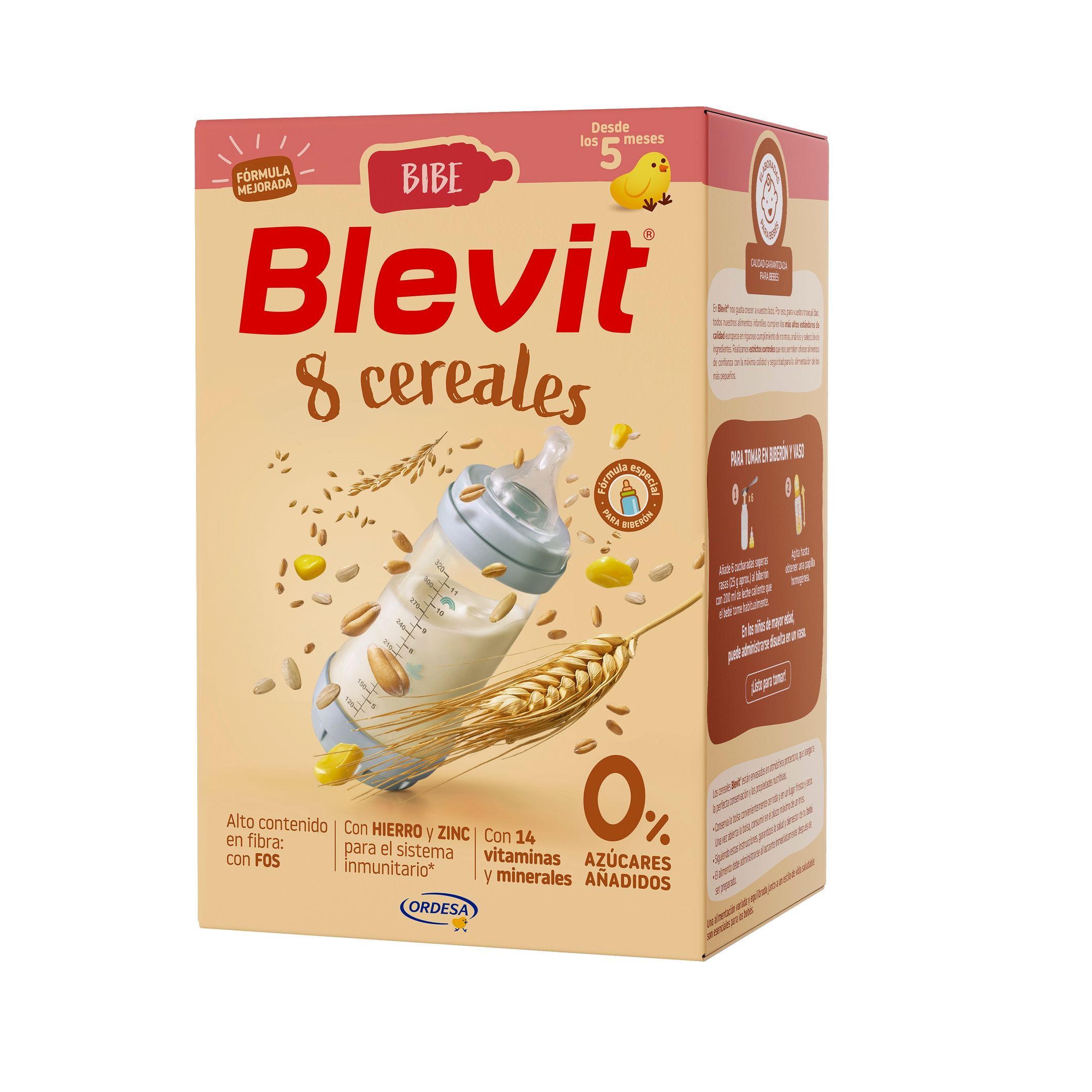 Blevit Superfiber Каша с 8 зърнени храни за деца над 6 месеца x500 грама