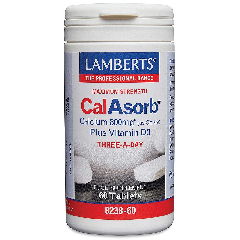 CalAsorb Високоусвоим калций х60 таблетки Lamberts