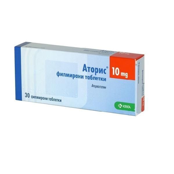 Аторис 10 mg х30 филмирани таблетки KRKA