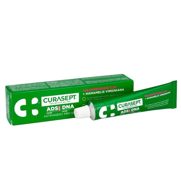Curasept ADS DNA Astringent Pro Гел за зъби с 0.5% хлорхексидин х30 мл