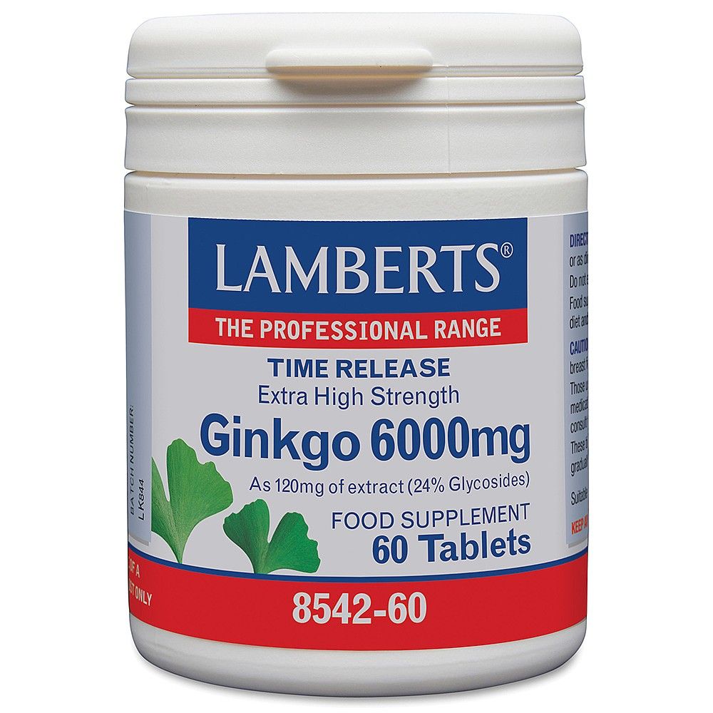 Гинко 6000 mg х60 таблетки Lamberts