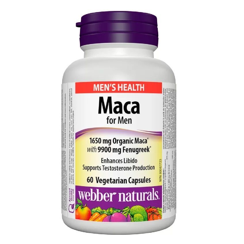 Мака за мъже х60 капсули Webber Naturals