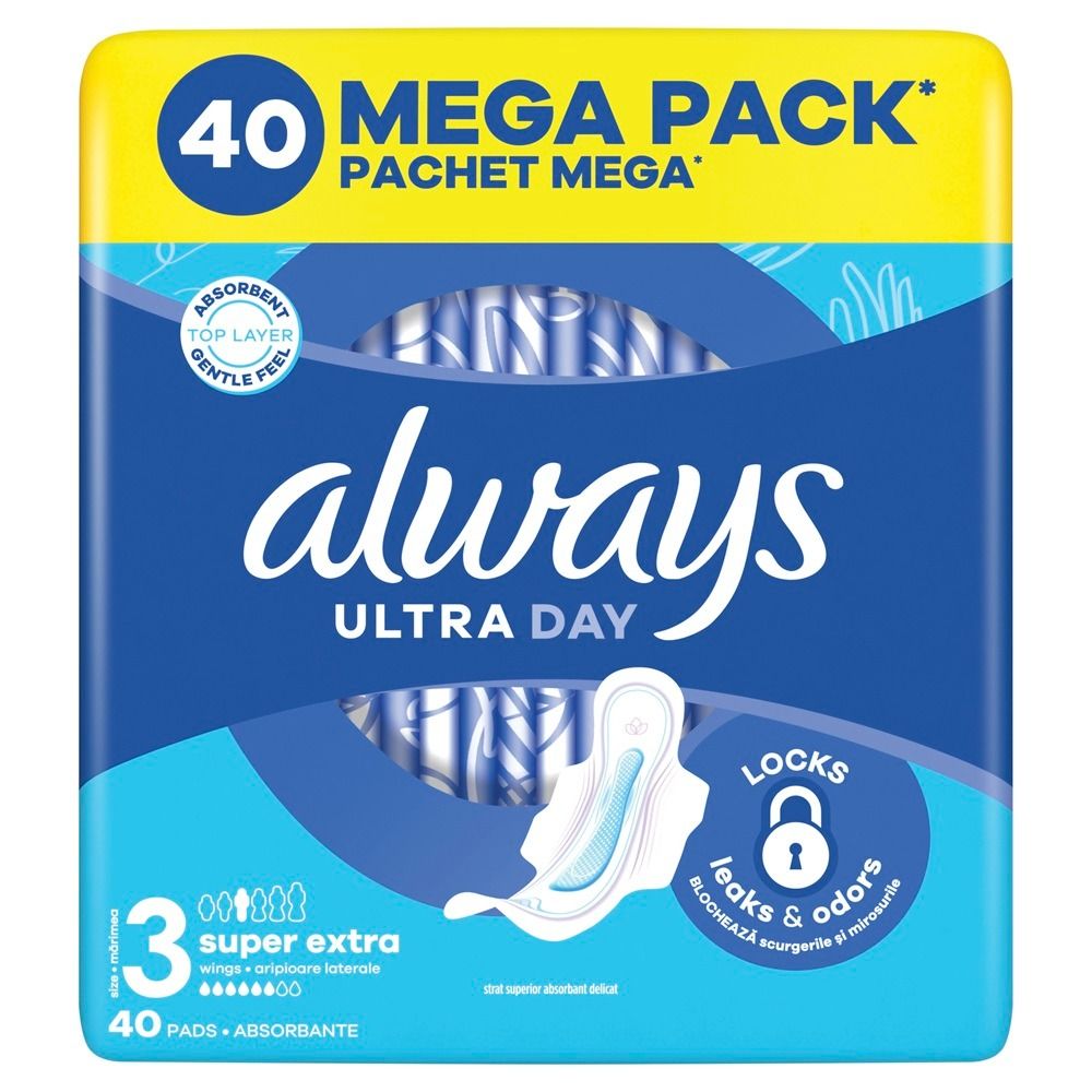 Always Ultra Day Дамски превръзки х40 броя