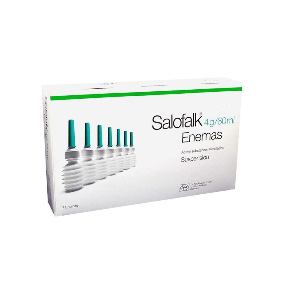 Салофалк 4g/60ml лечебни клизми х7 бр Dr. Falk Pharma