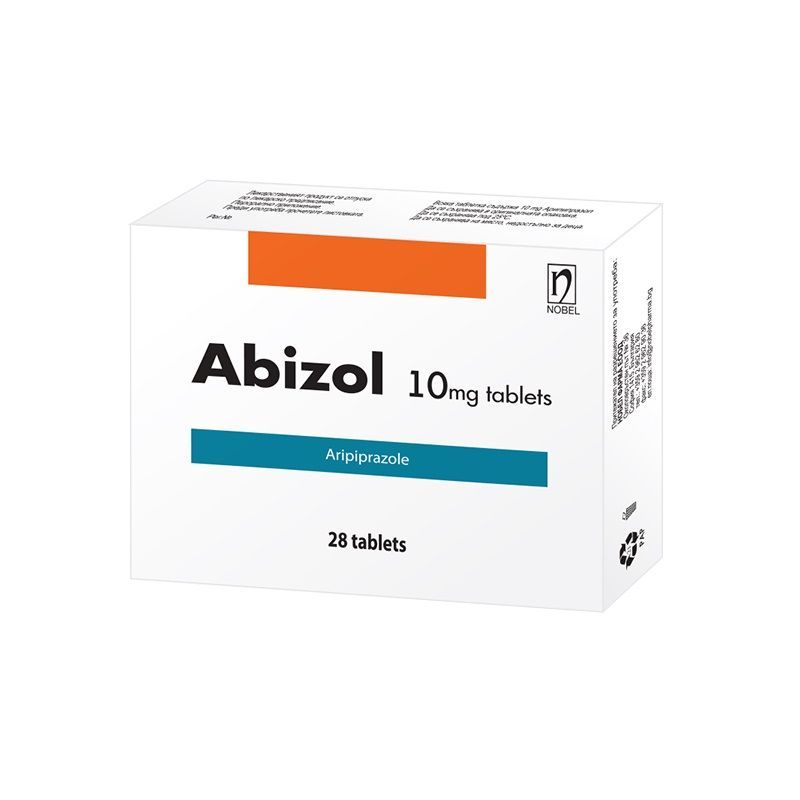 Абизол 10 mg х28 таблетки Nobel