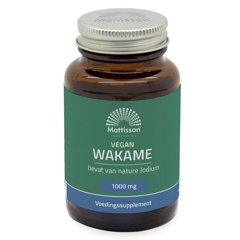 Уакаме (водорасли) за щитовидната жлеза х60 капсули Mattisson Healthstyle
