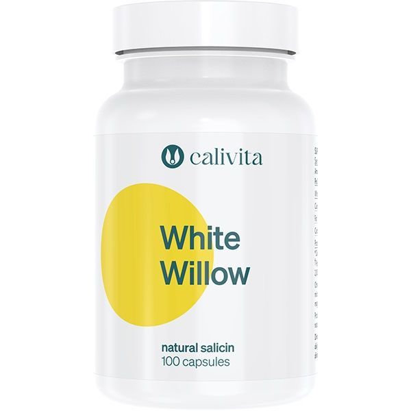 White Willow Естествен аспирин от бяла върба х100 капсули Calivita