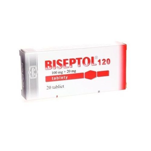 Бисептол 100 mg/20 mg х20 таблетки Ciech
