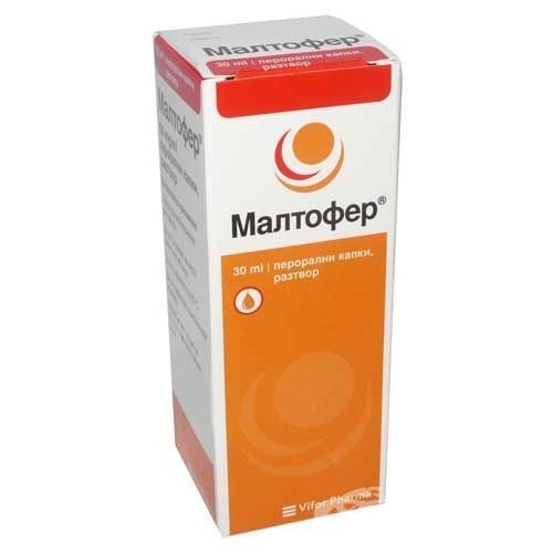 Малтофер 50 mg/ml перорални капки, разтвор х30 мл Guna