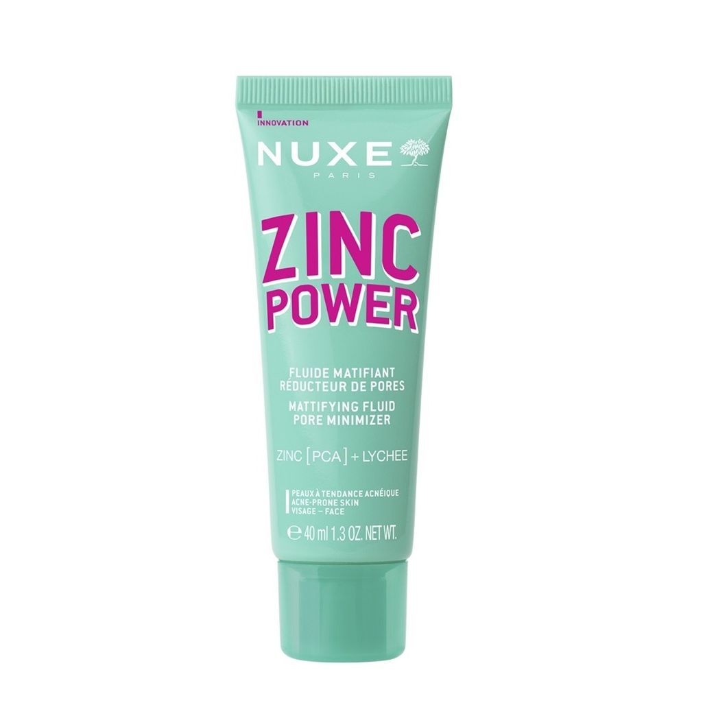 Nuxe Zinc Power Матиращ флуид за лице минимизиращ порите х40 мл