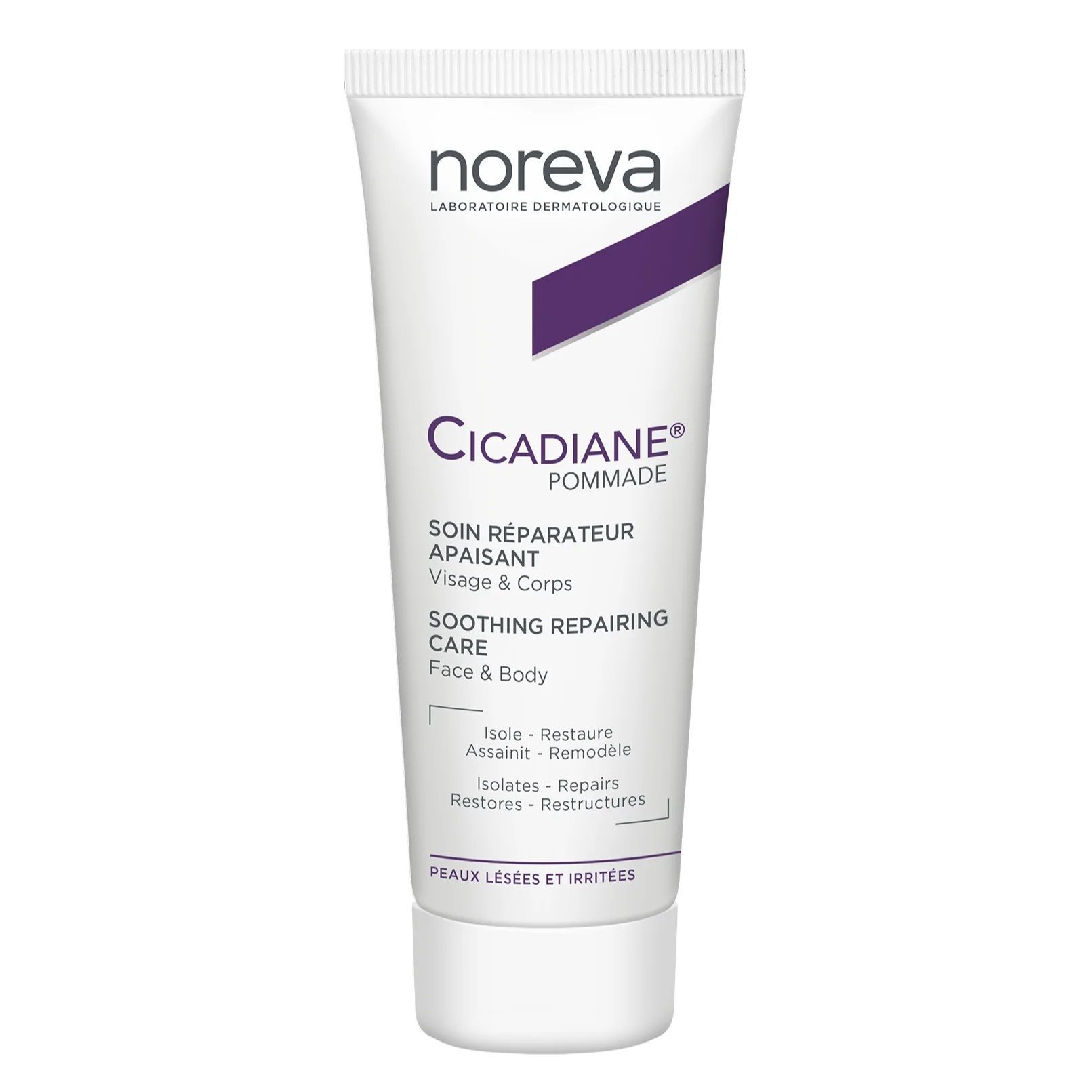 Noreva Cicadiane Възстановяващ мехлем за лице при дискомфорт x40 мл
