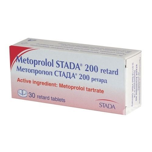 Метопролол Стада 200 ретард 200 mg х30 таблетки с удължено освобождаване STADA