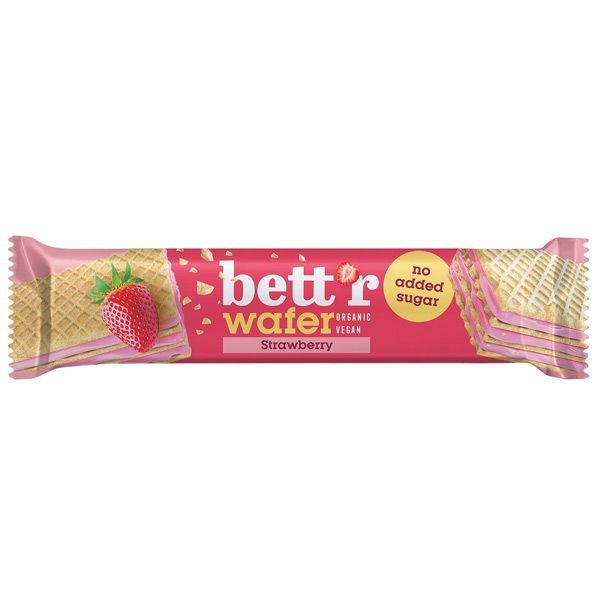 Bett'r Био Вафла с крем с кашу и ягоди, без добавена захар х30 г
