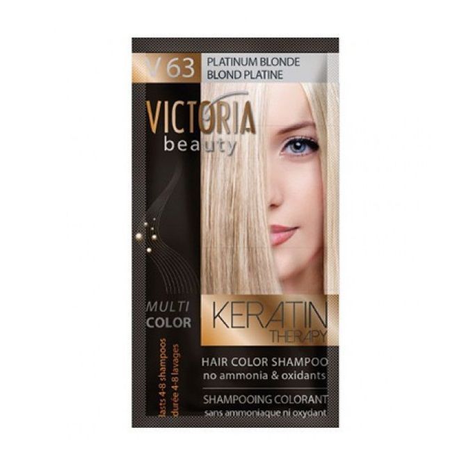 Victoria Beauty Multi Color Шампоан-оцветител за коса, цвят V63 Platinum Blonde х40 мл