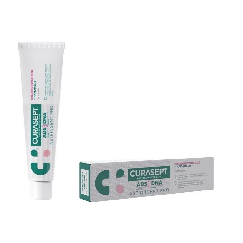 Curasept ADS DNA Astringent Pro Паста за зъби с 0.2% хлорхексидин х75 мл