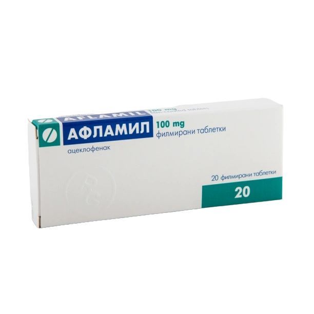 Афламил 100 mg х20 филмирани таблетки