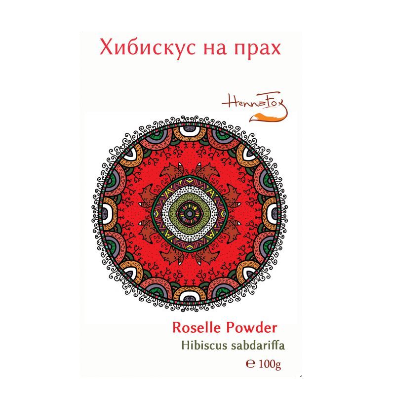 Henna Fox Хибискус на прах х100 грама