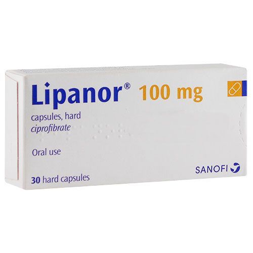 Липанор 100 mg х30 твърди капсули Sanofi