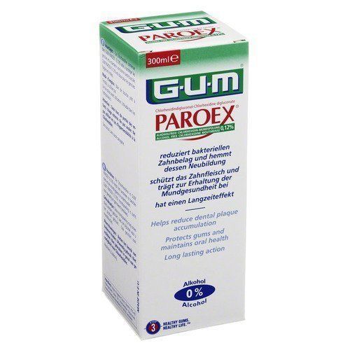 GUM Paroex Вода за уста за краткотрайно лечение x300 мл